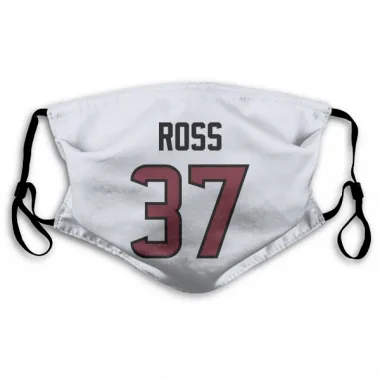 White Houston Texans D'Angelo Ross   Face Mask