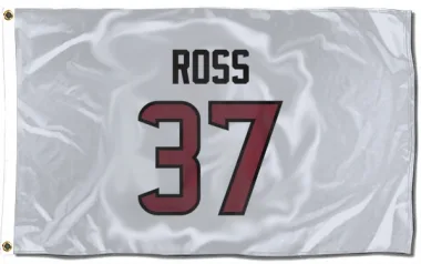 White Houston Texans D'Angelo Ross   Flag (3 X 5)