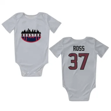 White Houston Texans D'Angelo Ross   Newborn & Infant Bodysuit