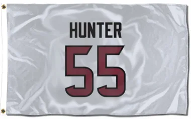 White Houston Texans Danielle Hunter   Flag (3 X 5)