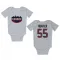 White Houston Texans Danielle Hunter   Newborn & Infant Bodysuit