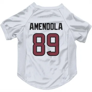 White Houston Texans Danny Amendola   Dog & Cat Pet Jersey