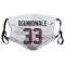 White Houston Texans Dare Ogunbowale   Face Mask