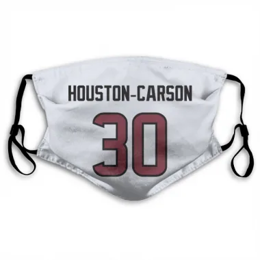 White Houston Texans DeAndre Houston-Carson   DeAndre -Carson  Face Mask