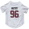 White Houston Texans Denico Autry   Dog & Cat Pet Jersey