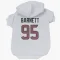 White Houston Texans Derek Barnett   Dog & Cat Pet Hoodie