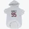 White Houston Texans Derek Barnett   Dog & Cat Pet Hoodie