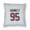 White Houston Texans Derek Barnett   Pillow Cover (18 X 18)