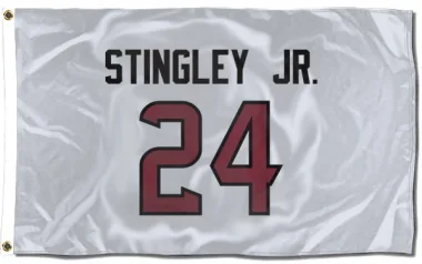 White Houston Texans Derek Stingley Jr.   Flag (3 X 5)