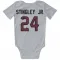 White Houston Texans Derek Stingley Jr.   Newborn & Infant Bodysuit