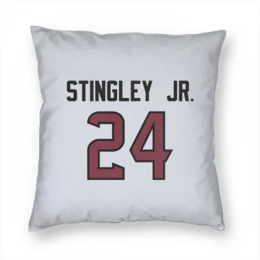 White Houston Texans Derek Stingley Jr.   Pillow Cover (18 X 18)