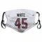 White Houston Texans Devin White   Face Mask