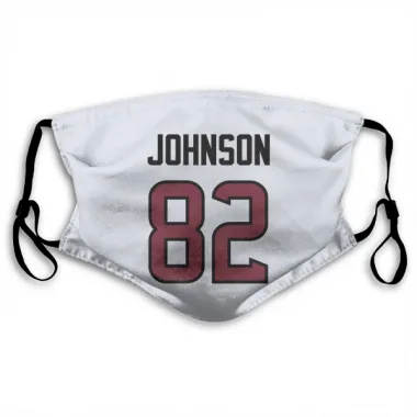 White Houston Texans Diontae Johnson   Face Mask