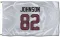 White Houston Texans Diontae Johnson   Flag (3 X 5)