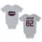 White Houston Texans Diontae Johnson   Newborn & Infant Bodysuit