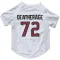 White Houston Texans Dylan Deatherage   Dog & Cat Pet Jersey