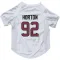 White Houston Texans Dylan Horton   Dog & Cat Pet Jersey