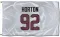 White Houston Texans Dylan Horton   Flag (3 X 5)