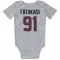 White Houston Texans Folorunso Fatukasi   Newborn & Infant Bodysuit