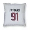 White Houston Texans Folorunso Fatukasi   Pillow Cover (18 X 18)