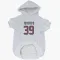 White Houston Texans Henry To'oTo'o   Dog & Cat Pet Hoodie