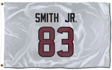 White Houston Texans Irv Smith Jr.   Flag (3 X 5)