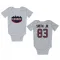 White Houston Texans Irv Smith Jr.   Newborn & Infant Bodysuit