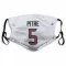 White Houston Texans Jalen Pitre   Face Mask