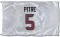 White Houston Texans Jalen Pitre   Flag (3 X 5)