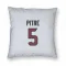 White Houston Texans Jalen Pitre   Pillow Cover (18 X 18)