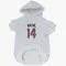 White Houston Texans Jared Wayne   Dog & Cat Pet Hoodie