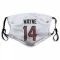 White Houston Texans Jared Wayne   Face Mask