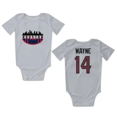 White Houston Texans Jared Wayne   Newborn & Infant Bodysuit