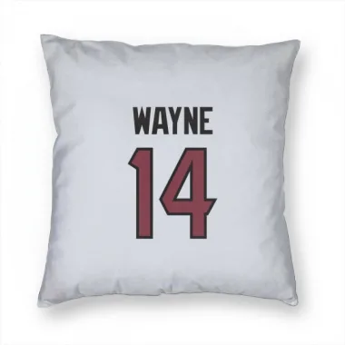 White Houston Texans Jared Wayne   Pillow Cover (18 X 18)