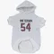 White Houston Texans Jarrett Patterson   Dog & Cat Pet Hoodie