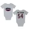 White Houston Texans Jarrett Patterson   Newborn & Infant Bodysuit