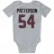 White Houston Texans Jarrett Patterson   Newborn & Infant Bodysuit