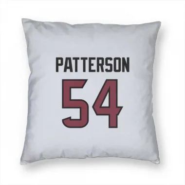 White Houston Texans Jarrett Patterson   Pillow Cover (18 X 18)