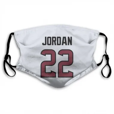 White Houston Texans Jawhar Jordan   Face Mask