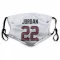 White Houston Texans Jawhar Jordan   Face Mask