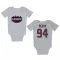 White Houston Texans Jayden Peevy   Newborn & Infant Bodysuit