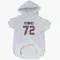 White Houston Texans Jaylon Thomas   Dog & Cat Pet Hoodie