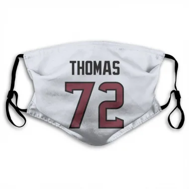 White Houston Texans Jaylon Thomas   Face Mask