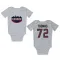 White Houston Texans Jaylon Thomas   Newborn & Infant Bodysuit