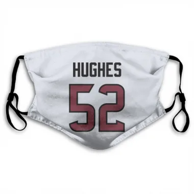 White Houston Texans Jerry Hughes   Face Mask