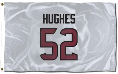 White Houston Texans Jerry Hughes   Flag (3 X 5)