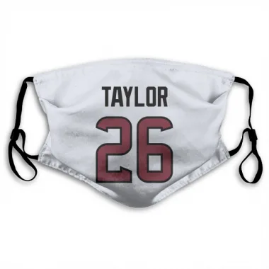 White Houston Texans J.J. Taylor   Face Mask