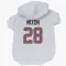 White Houston Texans Joe Mixon   Dog & Cat Pet Hoodie