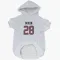 White Houston Texans Joe Mixon   Dog & Cat Pet Hoodie