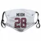 White Houston Texans Joe Mixon   Face Mask